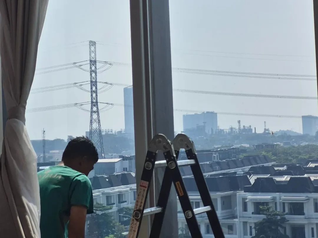 Kaca film 3M bangunan di dealer resmi 3M Jakarta Barat
