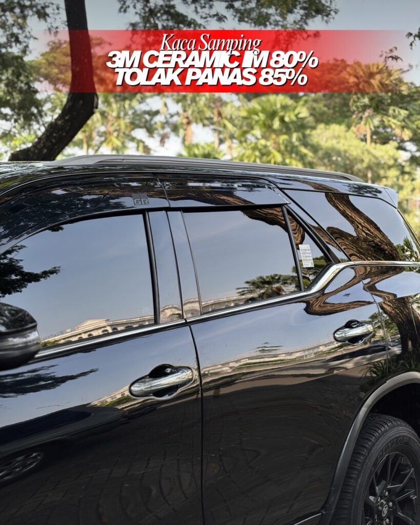 Pasang kaca film mobil 3M Ceramic IM Jakarta Pusat di Kalatin