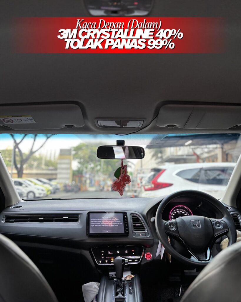 Pasang Kaca Film Mobil 3M Crystalline Jakarta Pusat di Kalatin