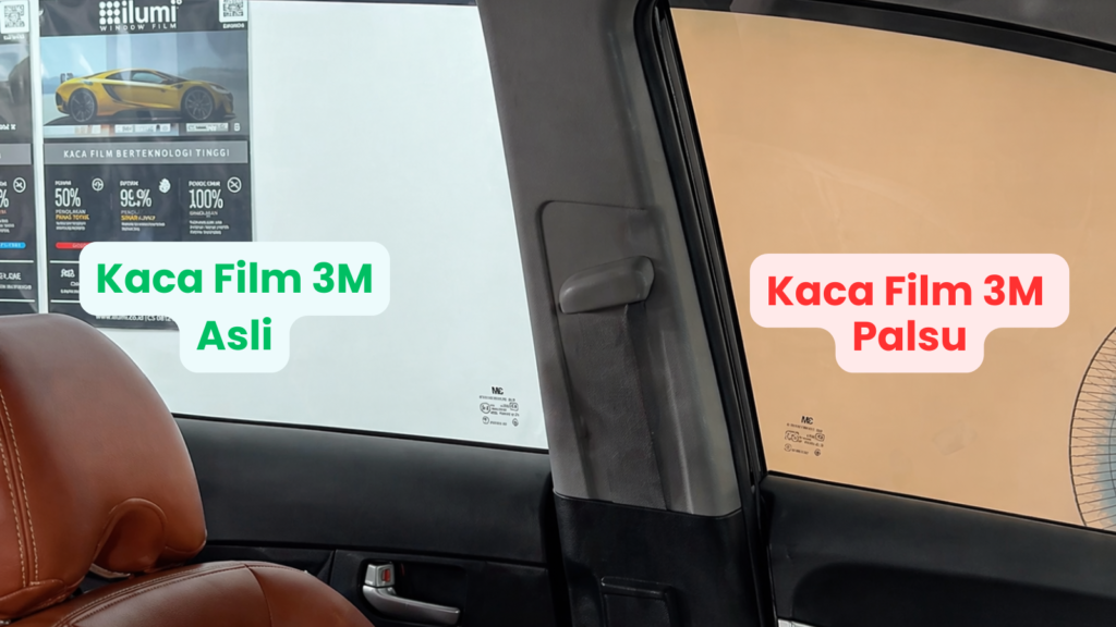 Kaca Film 3M Palsu dan Asli