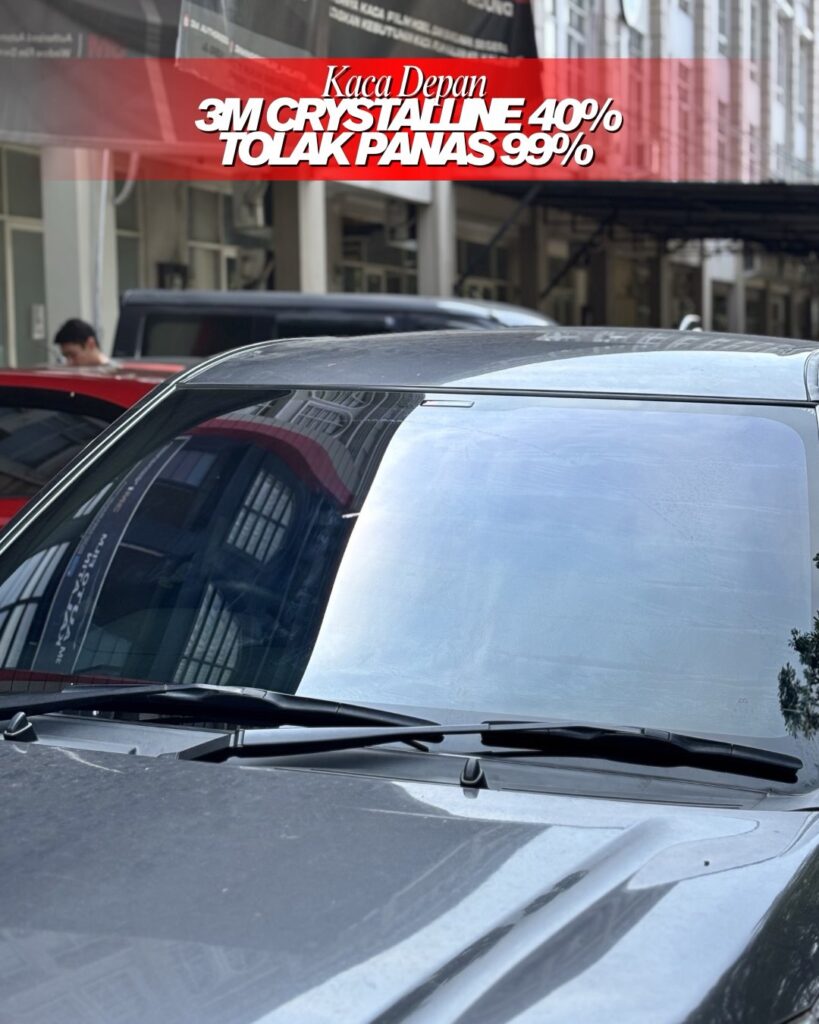 Kaca Film Asli 3M Crystalline Karang Tengah di Kalatin