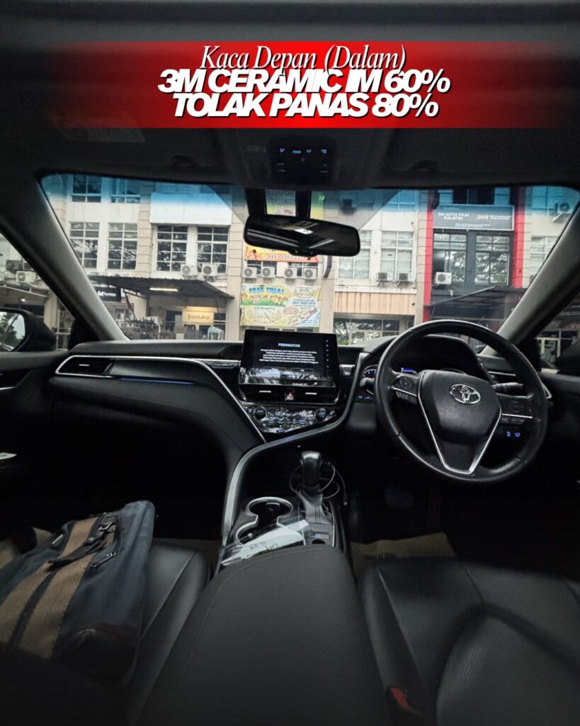 Tampak Dalam Kaca Film 3M Ceramic IM 60%