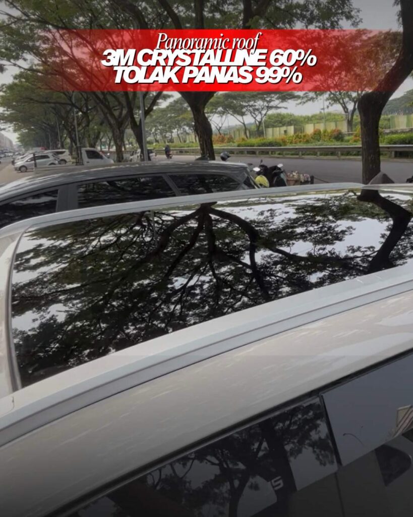 Kaca Film Sunroof 3M Crystalline 60%