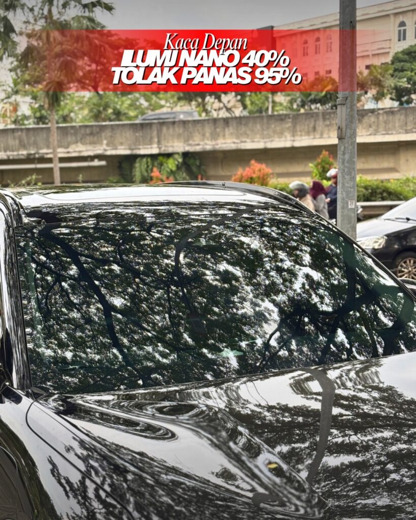 Pasang Kaca Film untuk Kaca Depan Mobil Ilumi Nano 40%
