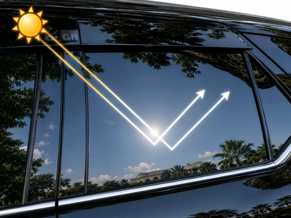 Istilsh Kaca Film 6. VLR (Visible Light Reflected)
