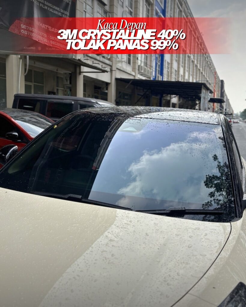 3M Crystalline di kaca depan