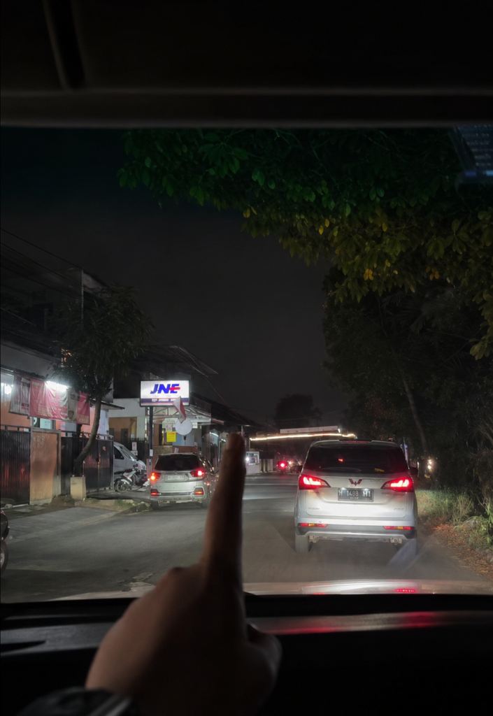 Visibilitas 3M Crystalline 40% saat malam hari