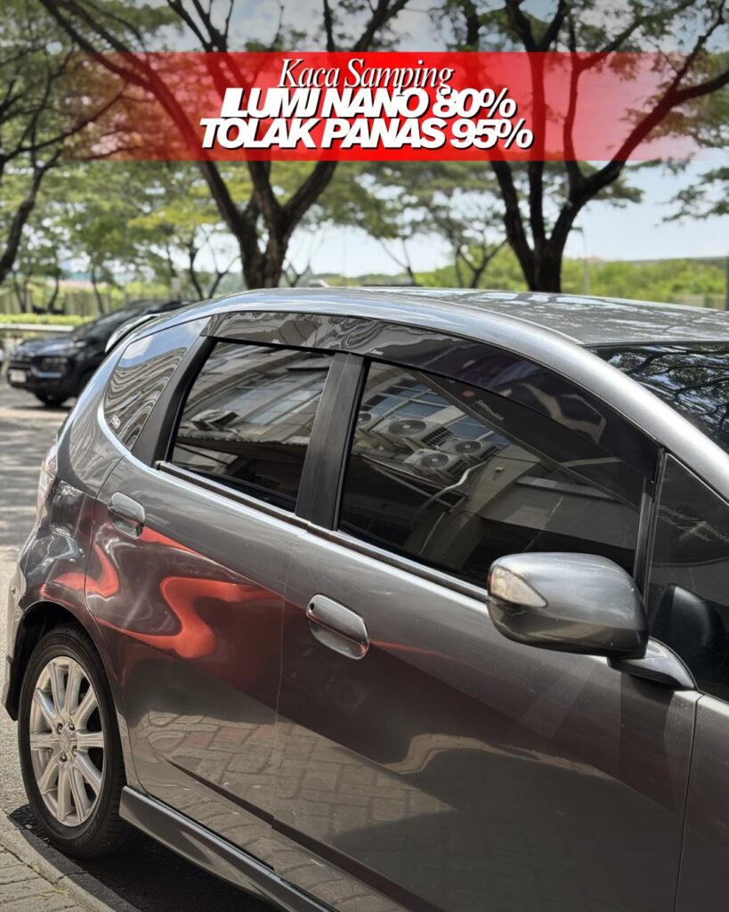 Kaca Film Ilumi Nano 80% di Kaca Samping