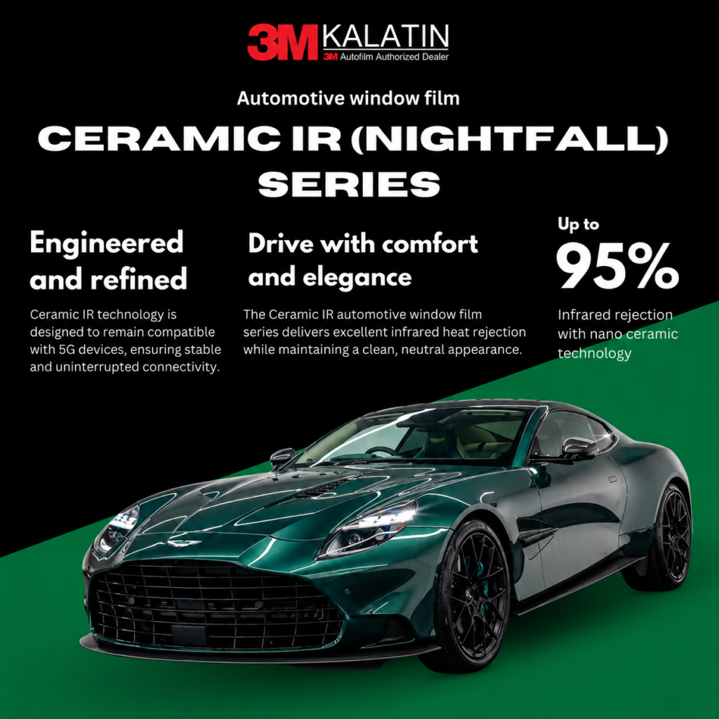 Pasang Kaca Film 3M Ceramic IR (Nightfall) Series di Dealer Resmi 3m Kembangan Jakarta Barat