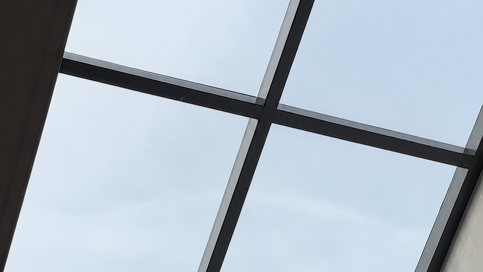 Kaca Film Skylight dengan 3M Crystalline di Kalatin