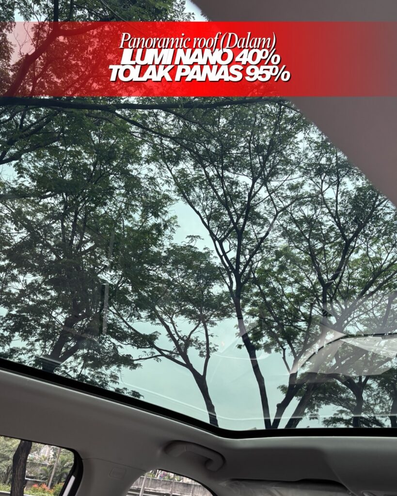 Kaca Film Ilumi Nano di Panoramic Roof by Kalatin