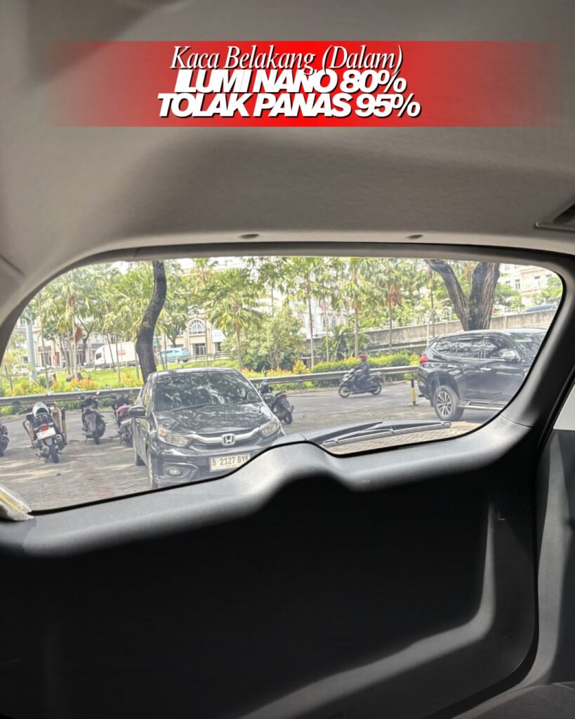 Tampilan Ilumi Nano 80% dari dalam kabin ke luar