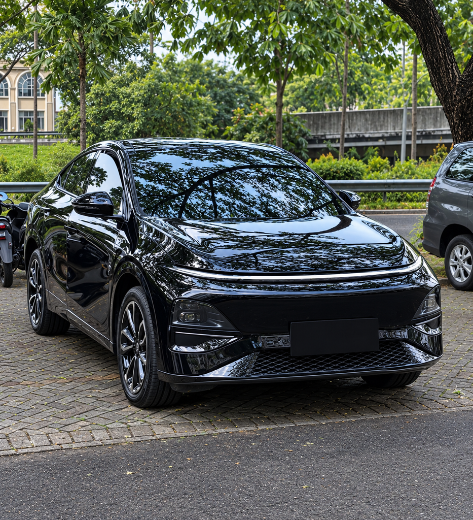Xpeng Installed with 3M Crystalline @ windshield by Kalatin
